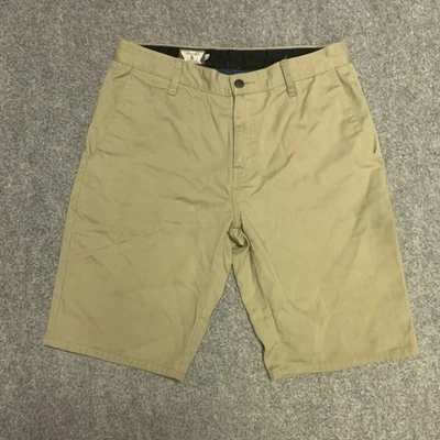 Volcom Corpo Class Shorts Mens Size 30 Chino Flat Front Diamond Logo - Image 1 of 4