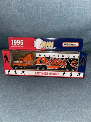 1995 BALTIMORE ORIOLES PETERBILT TRAILER/MATCHBOX/WHITE ROSE COLLECTIBLES - Image 1 of 3