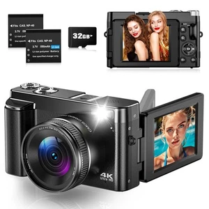 Fotocamera Digitale 4K 48MP Autofocus Macchina Fotografica Digitale Con Schermo - Foto 1 di 12
