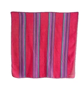 VIVIENNE Red Striped Silk Women’s Scarf 33"/34" Good Con - Picture 1 of 3