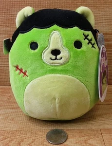 Len Frankenstein Bär Squishmallows 5 Zoll Kellytoy Stofftier Plüschtier Halloween Tier - Bild 1 von 12