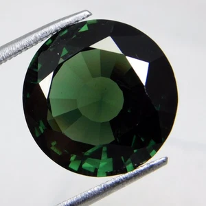 Piedra preciosa suelta certificada turmalina verde brasileña natural de 14,10 quilates de alta calidad - Imagen 1 de 4