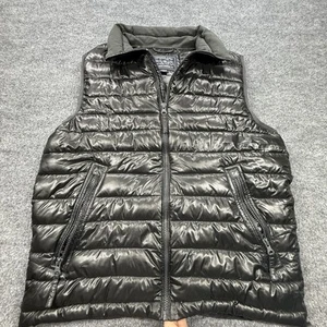 American Eagle Men’s Puffer Vest Size M Zip Front Quilted Sleeveless Jacket - Picture 1 of 16