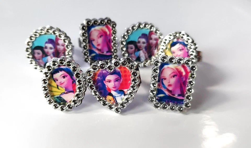 Kpop - 6 Anillos - Suministros de Fiesta, Favores de Fiesta, Piñata, Premios Foto 1 de 1