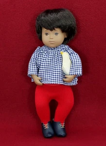 Vintage 12" Sasha Baby Doll,Girl 508 "Sexed" Brown Hair,White Bird,No Tag/Box,UK - Picture 1 of 24