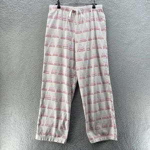 Garnet Hill Pyjamahose Medium cremeweiß bedruckt Urlaub Weihnachten peruanisches Kinderbett - Bild 1 von 13