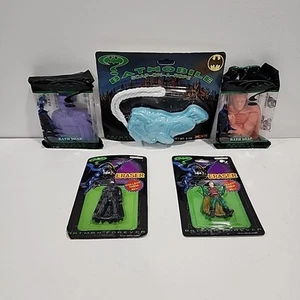 Batman Forever Batman & Robin & Batmobile Soap & Batman & Robin Erasers 1995 - Picture 1 of 11