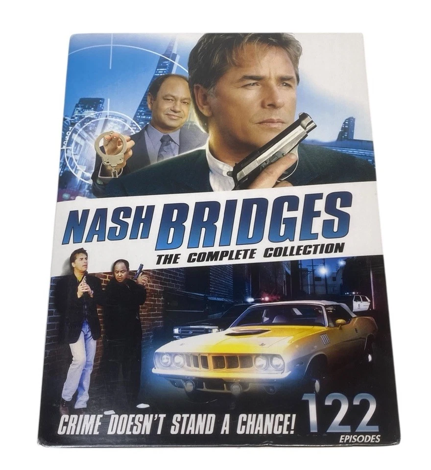 Nash Bridge: The Complete Collection 22-Disc DVD TV Series Seasons 1-6 CBS VGC Foto 1 de 4