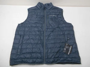 Eddie Bauer Down 650 FP Puffer Vest Men Size Large Gray Winter Lightweight NWT - Picture 1 of 12