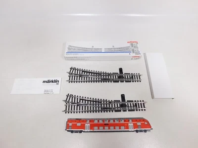 Märklin H0 AC 2x 2273 Switch Manual K-Track Right Mint Box #EA719-0.5 - Image 1 of 3