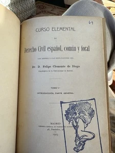 Curso elemental de Derecho civil español, común y foral Tomo 1 - Imagen 1 de 4