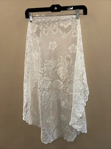 35" Runde Spitze Tischdecke Vintage Floral Quaker Lace - Bild 1 von 3
