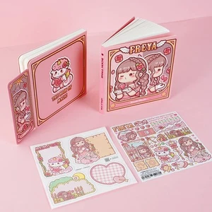 Alideco Quaderno Programma Libro Settimanale Carino Piccolo Mochi Carino Ragazza Vocabolario Boo_ - Foto 1 di 8