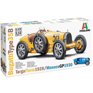 Modello Auto Bugatti Tipo 35B - Targa Florio 1929/GP Di Monaco 1930 |ITALERI|47 - Foto 1 di 23