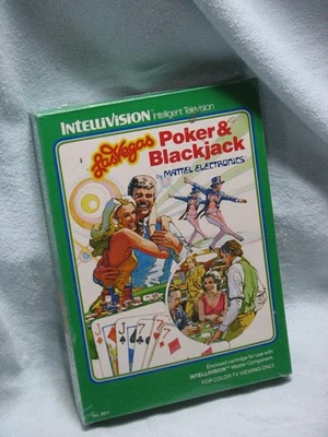 Las Vegas Poker and Blackjack (Intellivision 1979) NEW SEALED Mattel Electronics - Image 1 of 2
