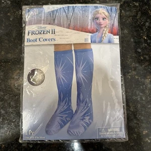 Disney Frozen 2 Queen Elsa Boot Covers Dress Up Halloween Costume Child - Picture 1 of 3