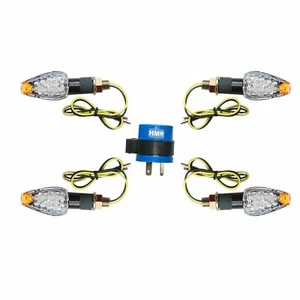 4x LED Blinker Relais Set Pit Bike Monkey ATV Quad Blitzversand HMParts - Bild 1 von 2
