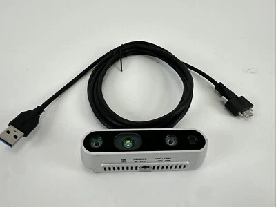 Intel RealSense Depth Camera D435 Silver with locking USB C To C Cable - Image 1 of 4