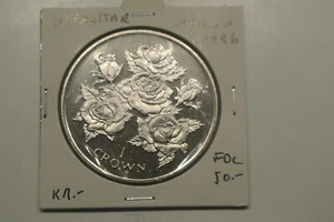 GILBRATAR 1 CROON 1996 UNC - Picture 1 of 2
