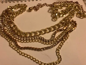 vintage estate RHINESTONE stretch bracelet - Picture 1 of 3