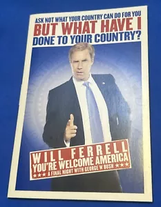WILL FERRELL YOU'RE WELCOME AMERICA FINAL NIGHT W GEORGE W BUSH EMMY FYC DVD OOP - Foto 1 di 5