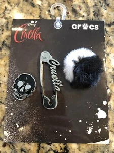 ๐พ๐ CROCS BRAND JIBBITZ DISNEY CRUELLA SHOE CHARM! AUTHENTIC! ๐พ๐ - Picture 1 of 1
