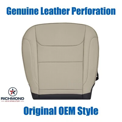 Кожаный чехол на сиденье со стороны водителя для 2019 2020 Dodge Ram 1500 Limited желтовато-коричневый - Изображение 1 из 4