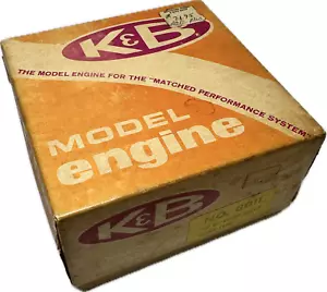 K&B .40 Vintage RC Airplane glow engine Front Rotor w/ Perry Carb NOS # 8011 - Picture 1 of 8