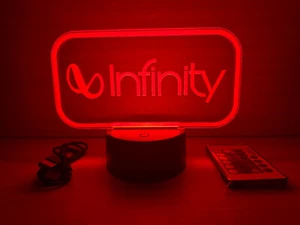Lampe Led RGB Logo Infinity Lautsprecher Primus hcs sub beta hifi irs man Cav... - Bild 1 von 10