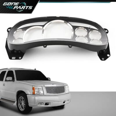 Хромированные кольца крышки объектива датчика кластера подходят для грузовиков GM Suvs Escalade 2003-2006 годов выпуска - Изображение 1 из 4