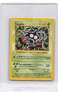 Tangela 66/102 - Shadowless - Base Set - VINTAGE WOTC Pokemon CARD - MP - Picture 1 of 2