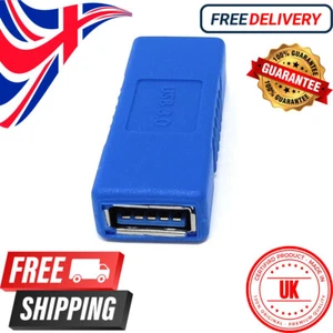 A‑Female to A‑Female adapter/coupler for joining two USB A cables - Picture 1 of 5