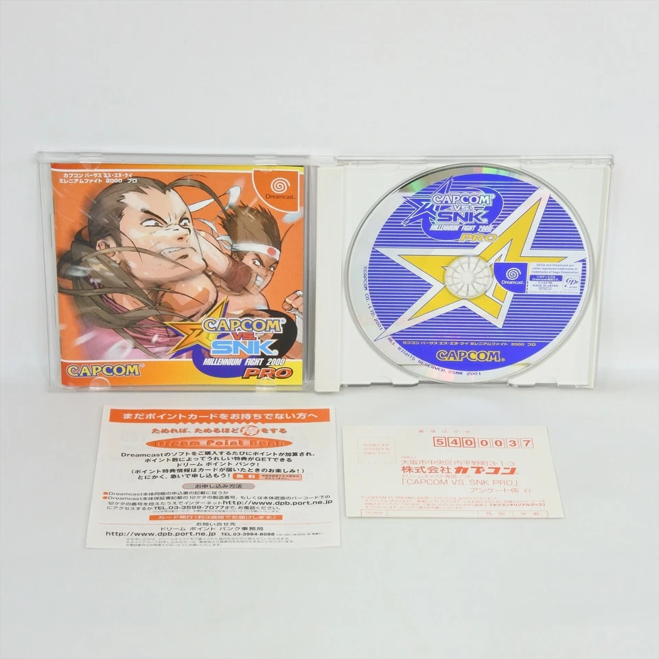 CAPCOM VS SNK MILLENNIUM 2000 PRO Dreamcast Sega 6137 dc - Image 1 of 4