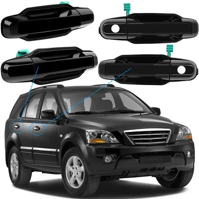 For 2003-2009 Kia Sorento Front Rear Left Right Side 4 pcs Exterior Door Handles - Изображение 1 из 4