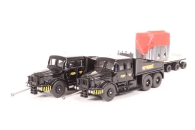 Corgi 1:76 Trackside DG198010 Scammell Contractor x 2,Trailer & Load - Wynns GEC - Image 1 of 3
