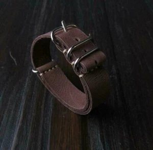 Reloj con correa hipoalergénica curtida vegetal correa de cuero Brownie - Imagen 1 de 8