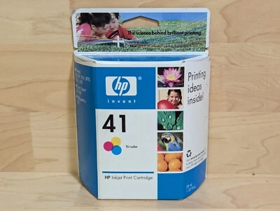 NEW SEALED Genuine HP InkJet Print Cartridge Tri-Color 51641a Exp 2007 - Image 1 of 3