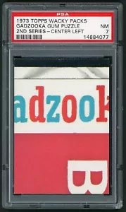1973 Topps Wacky Packages Sugarmess Gum Puzzle / Checklist CL 2nd Series PSA 7 - Picture 1 of 4