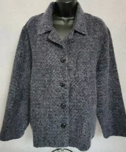 Abrigo Chaqueta Blazer Vestido Granero Mujer Talla 1X 2X Azul Púrpura Negro Difuso - Imagen 1 de 12