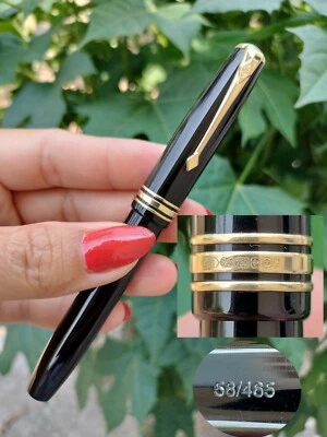 Pluma Estilográfica Conway Stewart Edición Limitada 58/465 Oro 18ct Plumín Anillo Oro 750  Foto 1 de 4