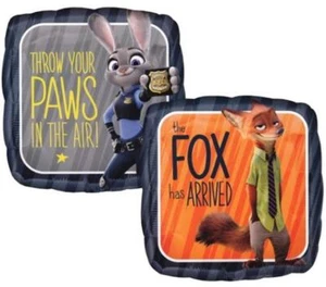 ZOOTOPIA FOIL BALLOON 2-SIDED DESIGN 17 POLLICI (43CM) - ACCESSORIO COMPLEANNO P - Foto 1 di 1