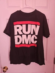 Run DMC Size M Medium Black T-shirt - Picture 1 of 2