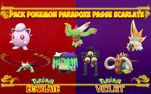 Pokemon Ecarlate / Pokemon Violet : pack pokemon shiny paradoxe ecarlate passé