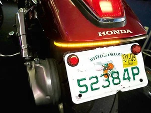Honda VTX 1300C/1800C LED Fender Eliminator Turn Signal Kit w/ Smoked Lens - Bild 1 von 6