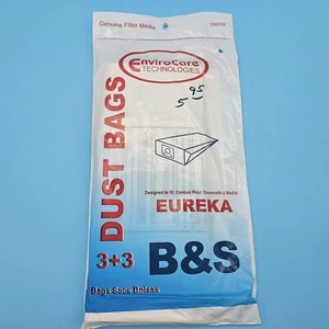 3 bags + Filters Eureka Type B & S #52329 Ward Style S #82-973 Canister Vacuums - Picture 1 of 2