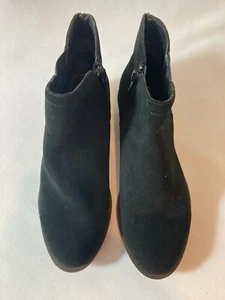 Kensie Women's Gazelle Suede Ankle Boots - Black  - Picture 1 of 3