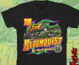 Camiseta de piloto de coche de carreras Scott Bloomquist - Imagen 1 de 2
