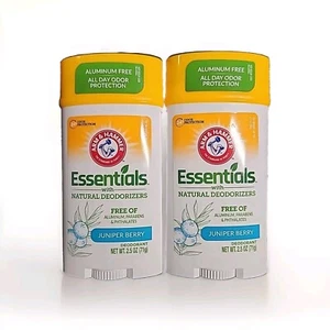 Arm & Hammer Essentials Natural Deodorant, Juniper Berry, 2.5 oz (2-Pack) - Picture 1 of 2