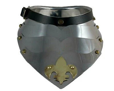 SCA Tournament Armor Neck Guard Gorget 16 Gauge - Image 1 of 3