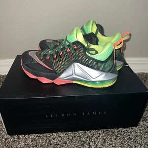 Size 10 - Nike LeBron 12 Low Remix - Picture 1 of 9